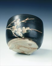 Jizhou black glazed flower pot, Southern Song dynasty, China, 13th century. Artist: Unknown