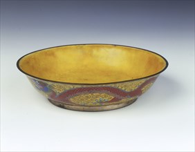 Cloisonne enamel bowl, Qing dynasty, China, mid-late 19th century. Artist: Unknown