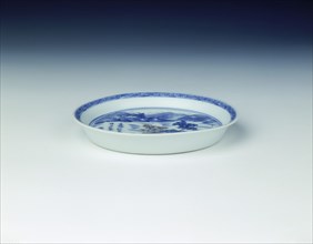 'Master of the Rocks' dish, Kangxi period, Qing dynasty, China, 1671. Artist: Unknown