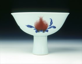 Stem bowl, Yongzheng period, Qing dynasty, China, 1723-1735. Artist: Unknown