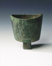 Bronze duo bell with dragon decoration, Eastern Zhou dynasty, China, 6th-early 5th century BC. Artist: Unknown