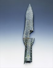 Bronze spearhead, Eastern Zhou dynasty, China, 5th century BC. Artist: Unknown