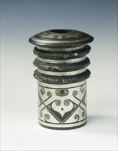 Bronze fitting with silver inlays, Eastern Zhou dynasty, China, 4th-3rd century BC. Artist: Unknown