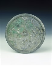 Bronze mirror, Tang dynasty, China, 8th century. Artist: Unknown
