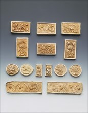 Gold belt plaques, Early Ming Dynasty, China, c1500. Artist: Unknown