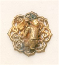 Gold filigree headdress fitting, Ming Dynasty, China, c1368-c1644. Artist: Unknown
