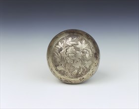 Silvered bronze covered box, Late Tang-Northern Song dynasty, China. Artist: Unknown