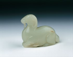 White jade broad-tailed sheep , Northern Song dynasty, China, 960-1127. Artist: Unknown