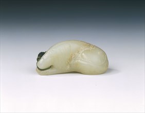 Jade recumbent horse, Southern Song dynasty, China, 1127-1279. Artist: Unknown