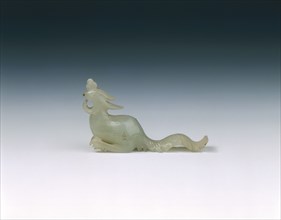 Miniature jade phoenix, Tang dynasty, China, 618-906. Artist: Unknown