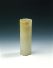 Circular jade pitch pipe, Western Han dynasty, China, 122 BC. Artist: Unknown