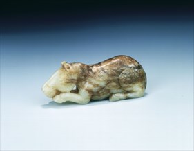 Jade recumbent horse, Southern Song dynasty, China, 1127-1279. Artist: Unknown
