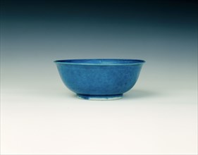 Turquoise glazed bowl, Qing dynasty, China, second half of 17th century. Artist: Unknown