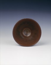 Jian temmoku tea bowl, Southern Song, China, 13th century. Artist: Unknown