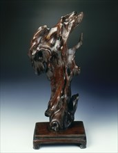 Jichimu wood natural sculpture, early Qing dynasty, China, 17th-early 18th century. Artist: Unknown