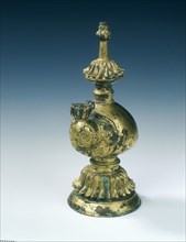 Gilt bronze kundika, Five Dynasties, early Liao or Northern Song dynasty, China, 10th century. Artist: Unknown