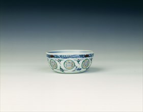 Doucai cup, Qing dynasty, late Kangxi period, China, 1700-1722. Artist: Unknown