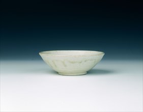 Shallow Ding saucer, Five Dynasties, China, 10th century. Artist: Unknown