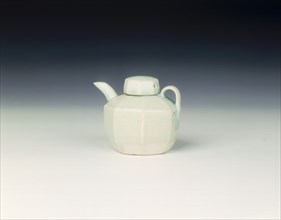 Qingbai water pot and cover, Late Northern Song dynasty, China, c1100 AD. Artist: Unknown