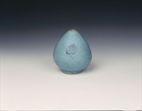 Lotus bud-shaped water pot, Yuan/Ming dynasty, China, 14th-15th century or earlier. Artist: Unknown