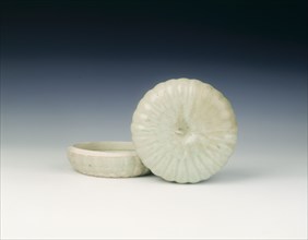 Qingbai chrysanthemum-shaped box, Southern Song dynasty, China, 13th century. Artist: Unknown