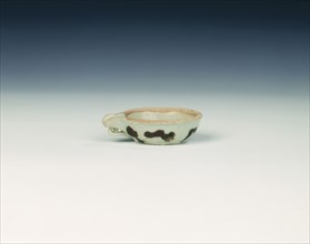 Miniature spouted qingbai bowl, Yuan dynasty, China, 14th century. Artist: Unknown