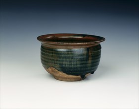 Cizhou-type tea slop basin, Southern Song, China, 1127-1279. Artist: Unknown