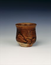 Brown glazed cup, Vietnam, 14th-early 15th century. Artist: Unknown