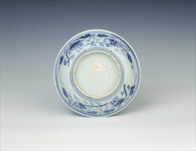 Blue and white dish, Ming dynasty, China, c1500. Artist: Unknown