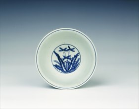 Blue and white bowl with cabbage-like flowers, Ming dynasty, China, 1550-1580. Artist: Unknown