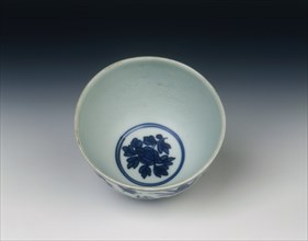 Blue and white bowl, Ming dynasty, China, 1550-1599. Artist: Unknown