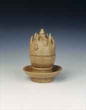 Stupa-shaped incense burner, Early Tang dynasty, China, 618-684 AD. Artist: Unknown