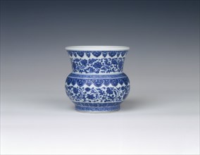 Blue and white leys jar, Qing dynasty, Daoguang period, China, 1821-1850. Artist: Unknown