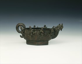Bronze pouring vessel, Late Ming dynasty, China, 1600-1644. Artist: Unknown