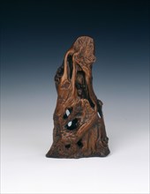 Sculpture of a mountain with monkeys, Qing dynasty, China, 18th century. Artist: Unknown