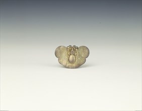 Gilt silver filigree moth hair ornament, Qing dynasty, China, late 18th century. Artist: Unknown