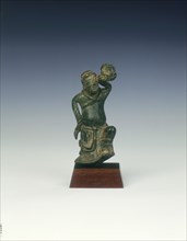 Bronze male dancing figure with censer, Yuan dynasty, China, 1279-1368. Artist: Unknown