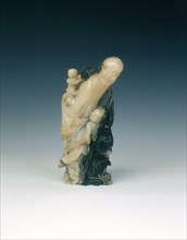 Soapstone figure group, Qing dynasty, China, 1644-1911. Artist: Unknown