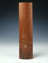 Bamboo wrist rest, Qing dynasty, China, 18th century. Artist: Unknown