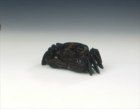 Horn crab sculpture, Qing dynasty, China, 18th century. Artist: Unknown