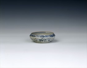 Blue and white water container, Chu Dau kiln, Vietnam, late 15th-early 16th century. Artist: Unknown