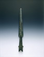 Yunnan bronze spearhead, Han dynasty, China, 206 BC-220 AD. Artist: Unknown