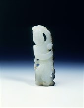 White jade dancing lady, probably Tang or Liao dynasty, China, 8th-11th century. Artist: Unknown