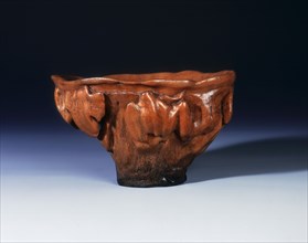 Large rhino horn cup, Ming dynasty, China, 15th-early 16th century. Artist: Unknown