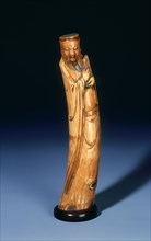 Ivory immortal with reed pipes, late Ming dynasty, China, 1550-1644. Artist: Unknown