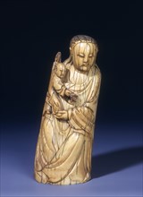 Ivory woman and child, Qing dynasty, China, 17th-18th century. Artist: Unknown