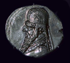 Drachma of King Mithridates II of Parthia, c1st century BC. Artist: Unknown
