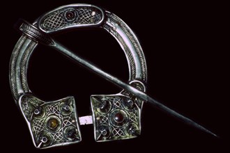 Pictish-Irish Penannular Brooch, 8th century. Artist: Unknown