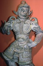 A tomb guardian or lokopala, protector of the dead, Tang dynasty, China, 618-906. Artist: Unknown