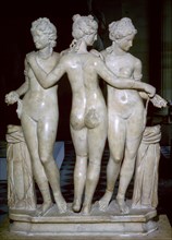 Statue of the three graces. Artist: Unknown